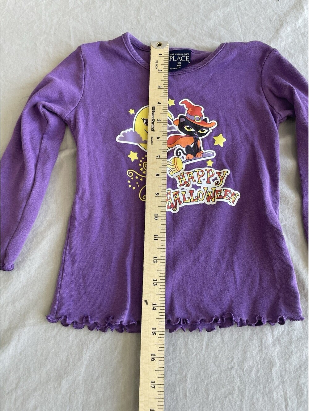 Vintage Children’s Place Kids Shirt Happy Halloween Size XS 4 Years - Picture 3 of 5